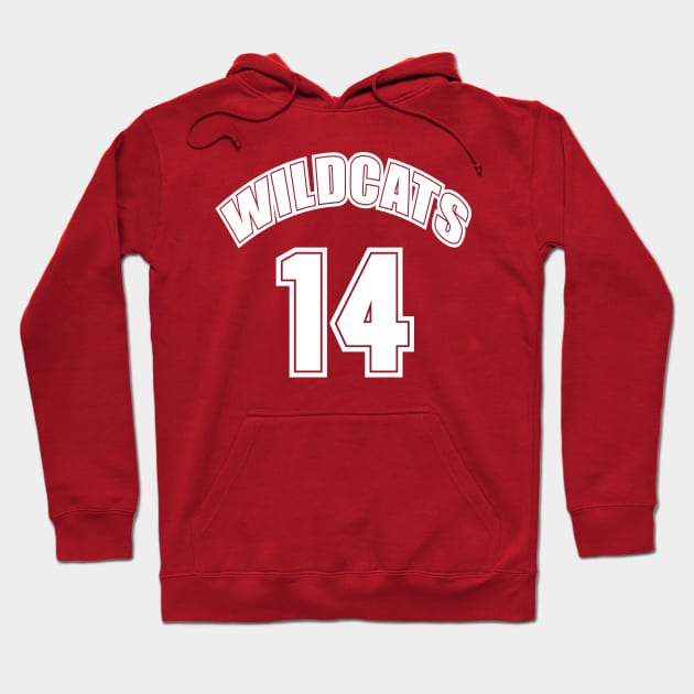 Wildcats 14 High School Musical Hoodie TeePublic